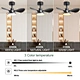 mini ventilador de techo con luz 